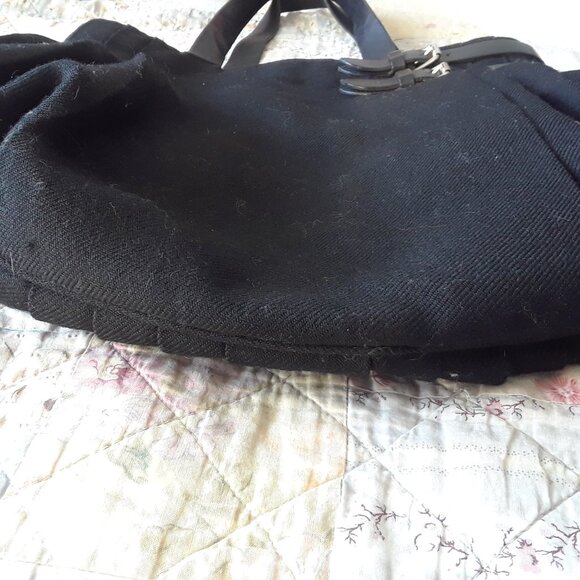 Pringle of Scotland Wool & Leather Shoulder Bag - Picture 8 of 14